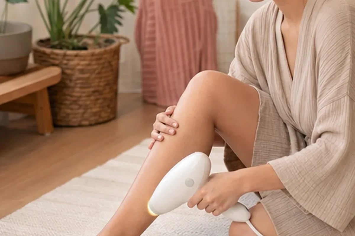 Redaktioneller Beauty-Moment zur Ausgangslage bei Peeling vor der Rasur für feine Haare