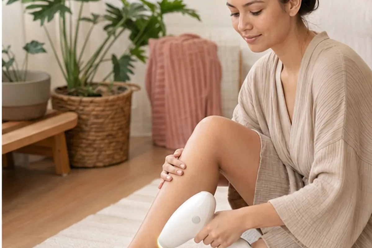 Redaktioneller Beauty-Moment zur Ausgangslage bei Body-Trimmer bei eingewachsenen Haaren