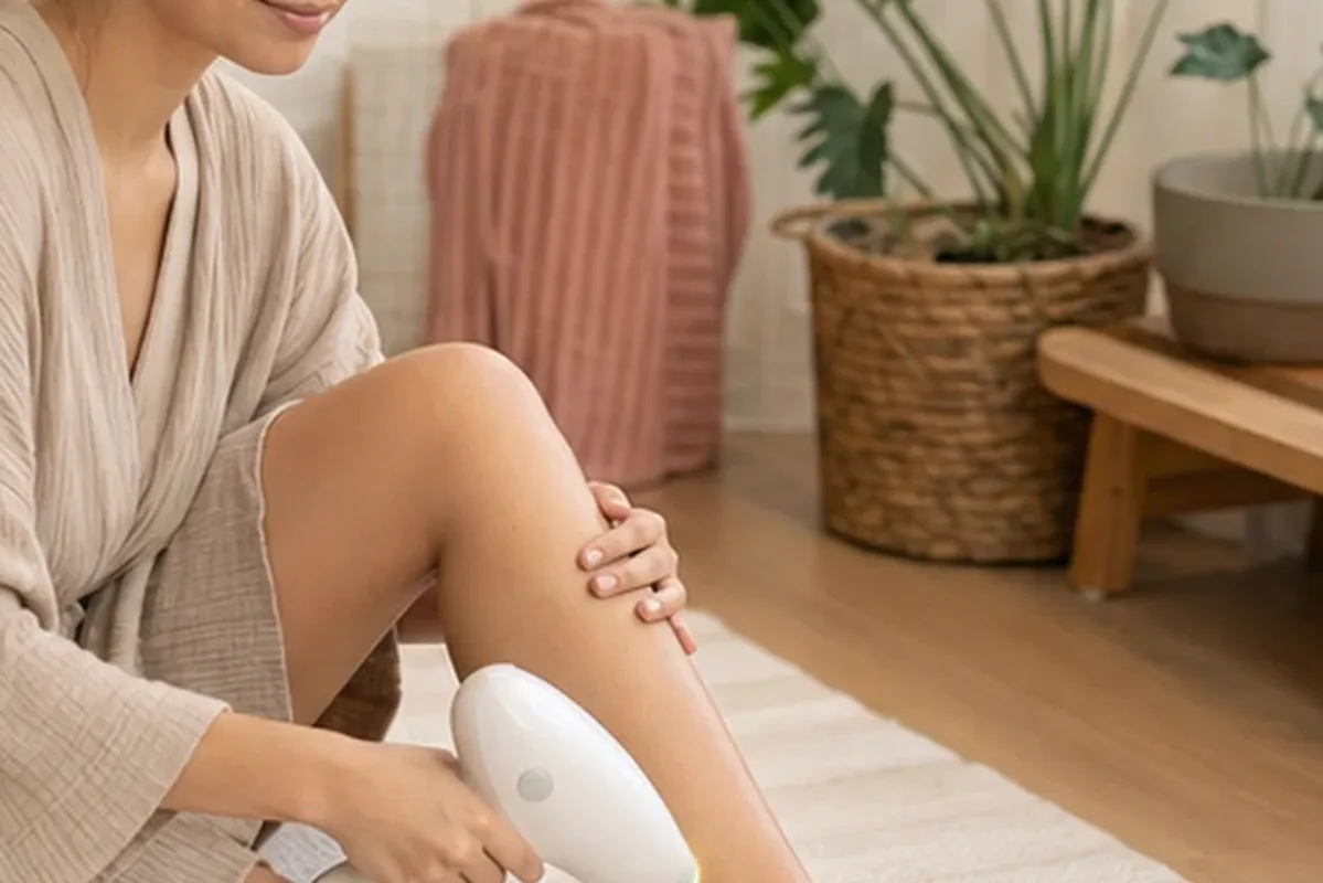 Redaktioneller Beauty-Moment zur Ausgangslage bei Peeling vor der Rasur für langanhaltende Glätte