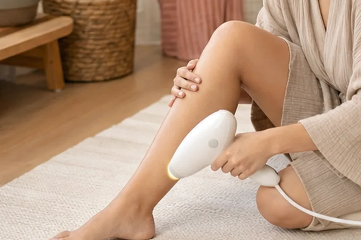 Redaktioneller Beauty-Moment zur Ausgangslage bei Epilierer bei eingewachsenen Haaren