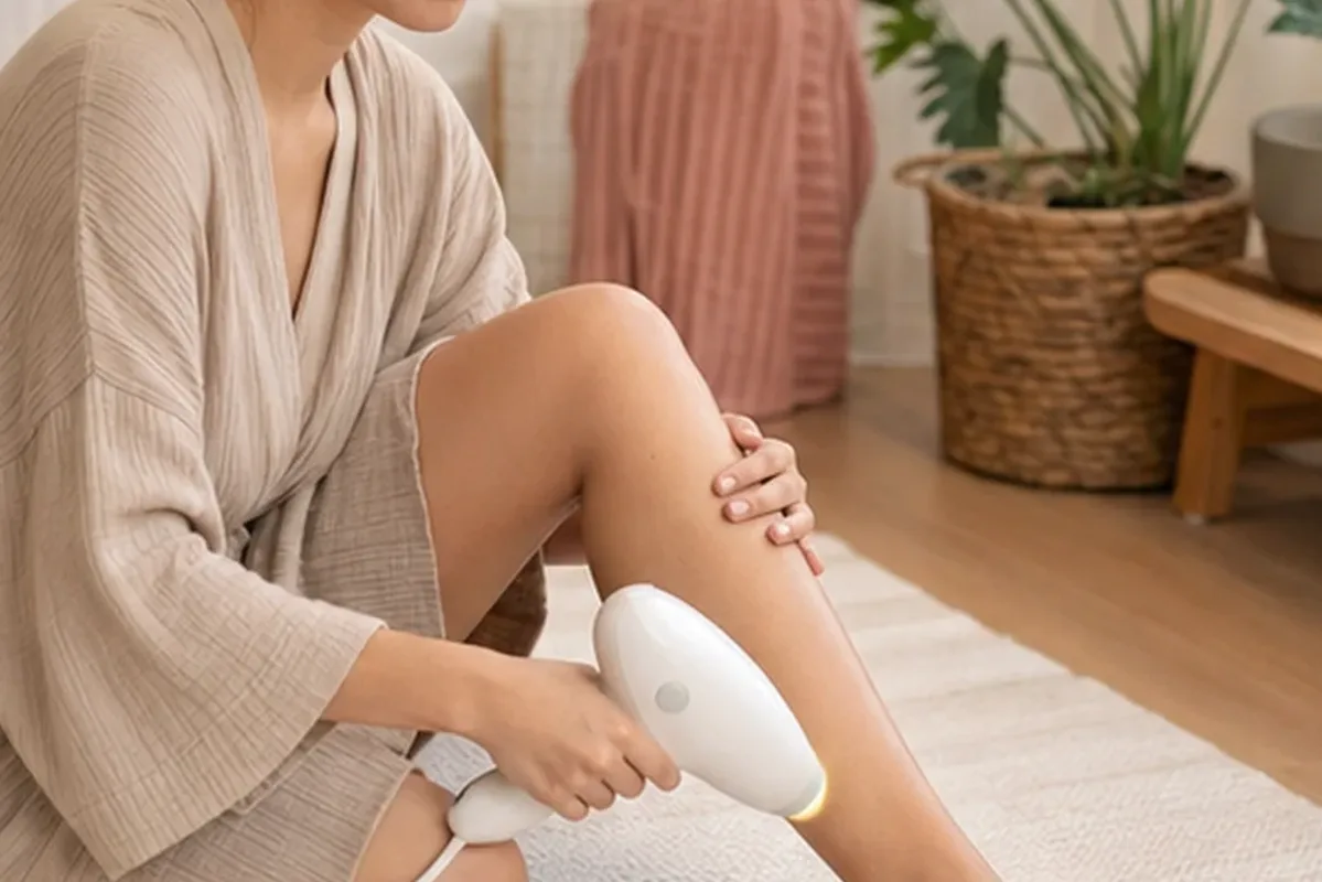 Authentische Beauty-Routine passend zum Thema Nassrasierer bei Rasurbrand