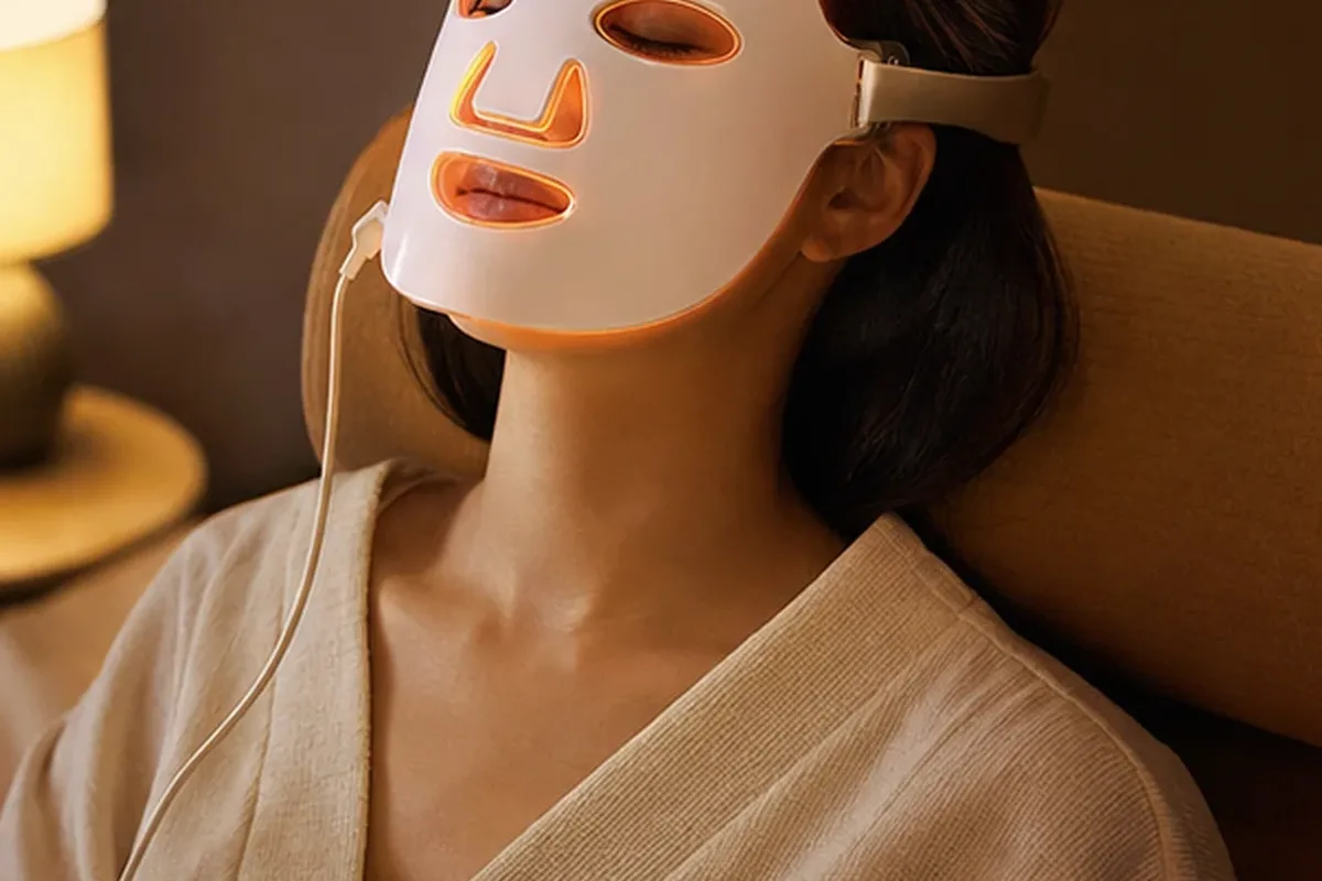 Authentischer Wohlfühlmoment passend zum Beauty-Thema Munddusche für Reisen