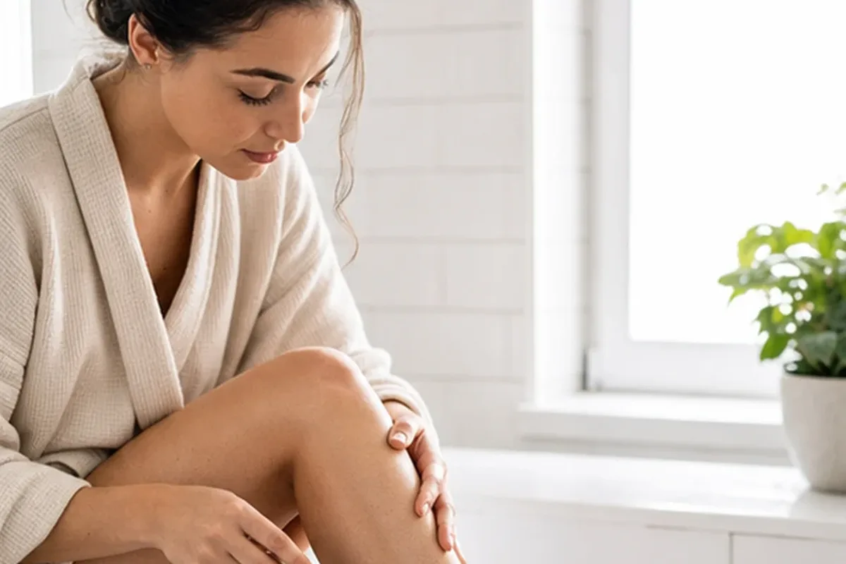 Authentische Beauty-Routine passend zum Thema Bikinizonen-Trimmer für feine Haare