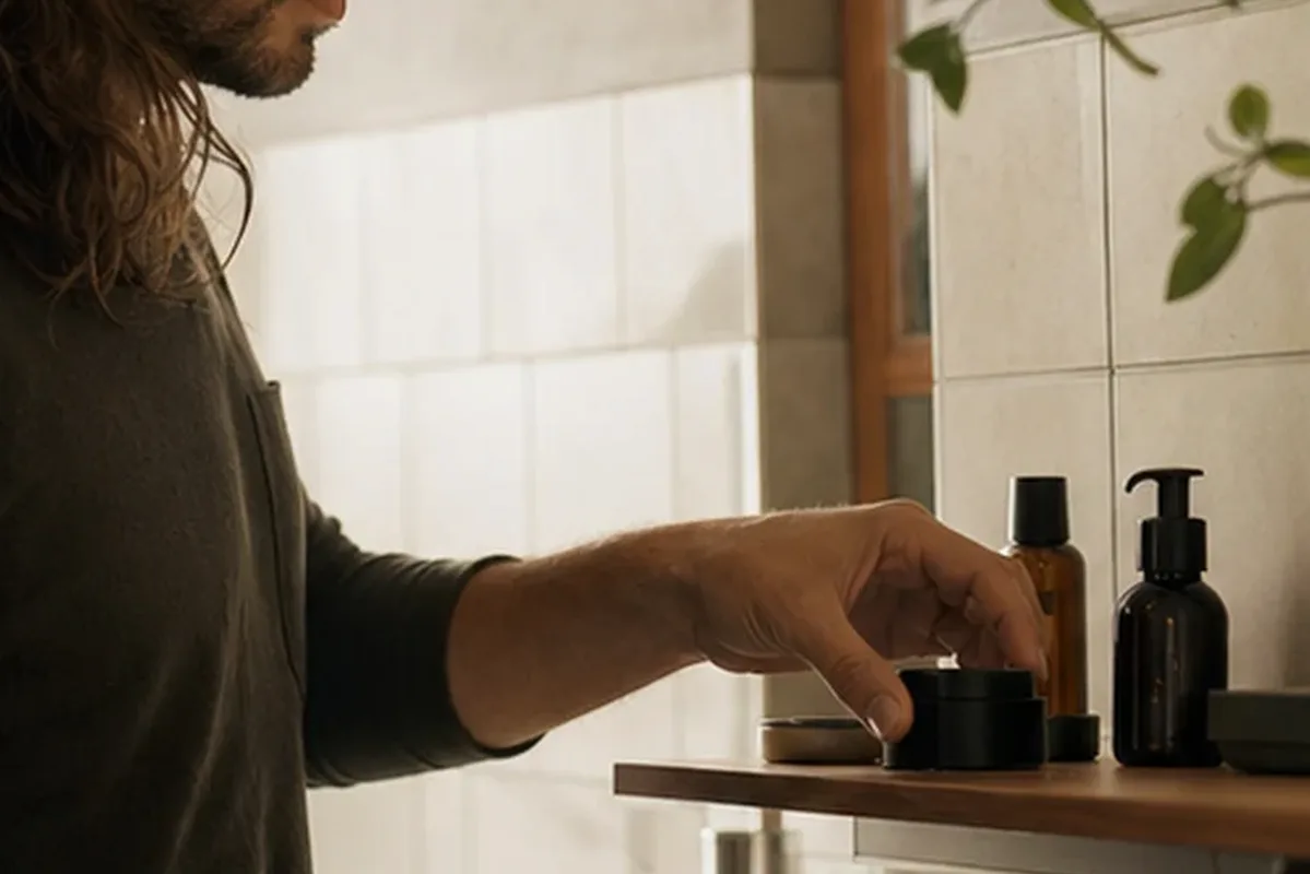 Redaktioneller Beauty-Moment zur Ausgangslage bei Bartshampoo für empfindliche Haut
