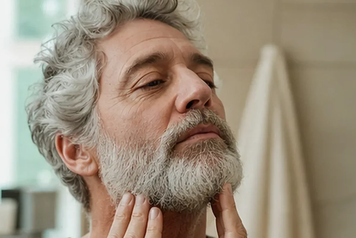 Authentische Beauty-Routine passend zum Thema After Shave für Pflege-Einsteiger