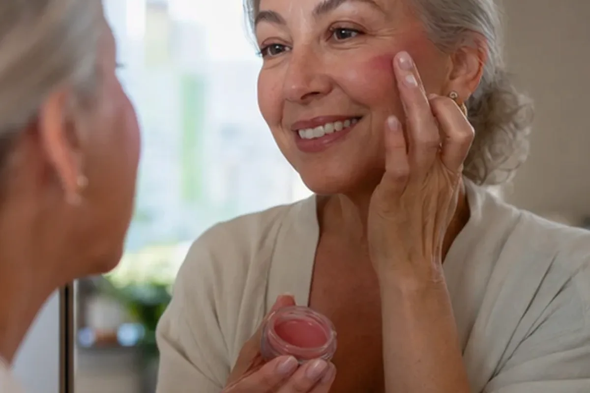 Authentische Beauty-Routine passend zum Thema Puder für langen Halt