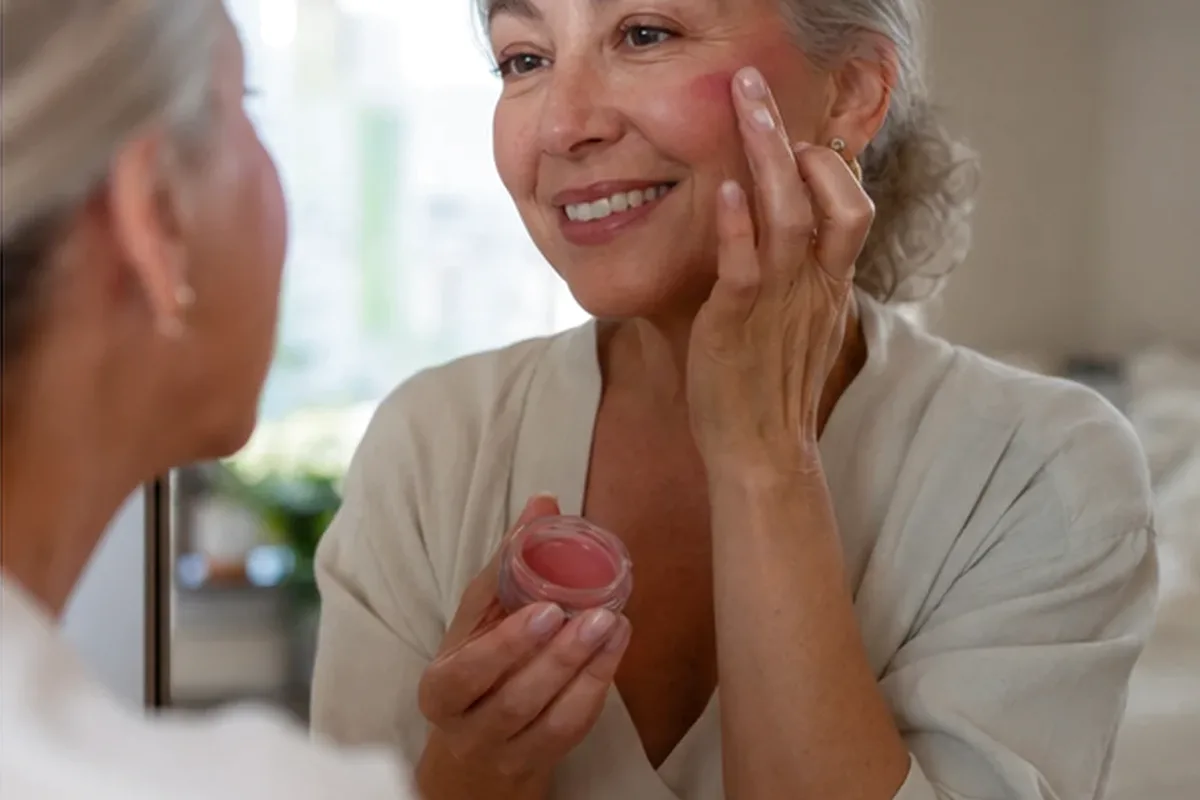 Redaktionelle Detailaufnahme zur Orientierung bei Foundation für einen natürlichen Look