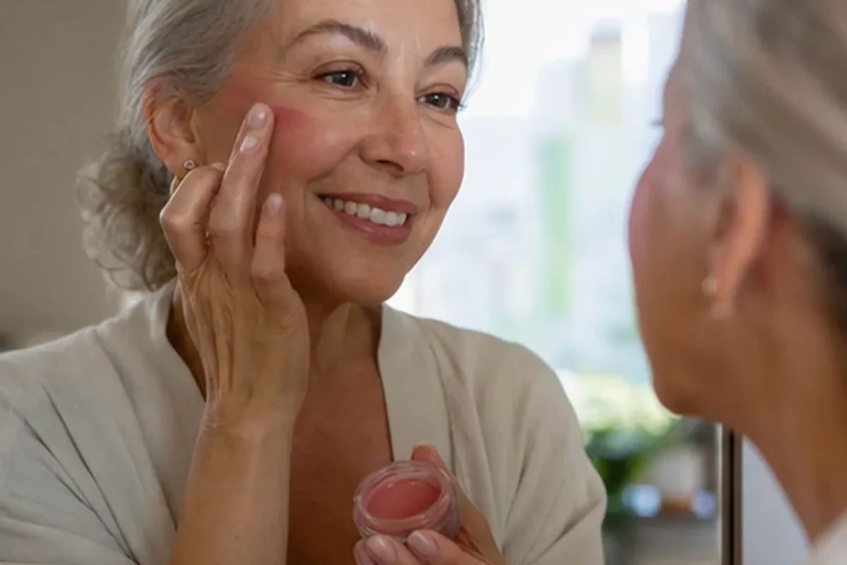 Authentischer Wohlfühlmoment passend zum Beauty-Thema Concealer für empfindliche Haut