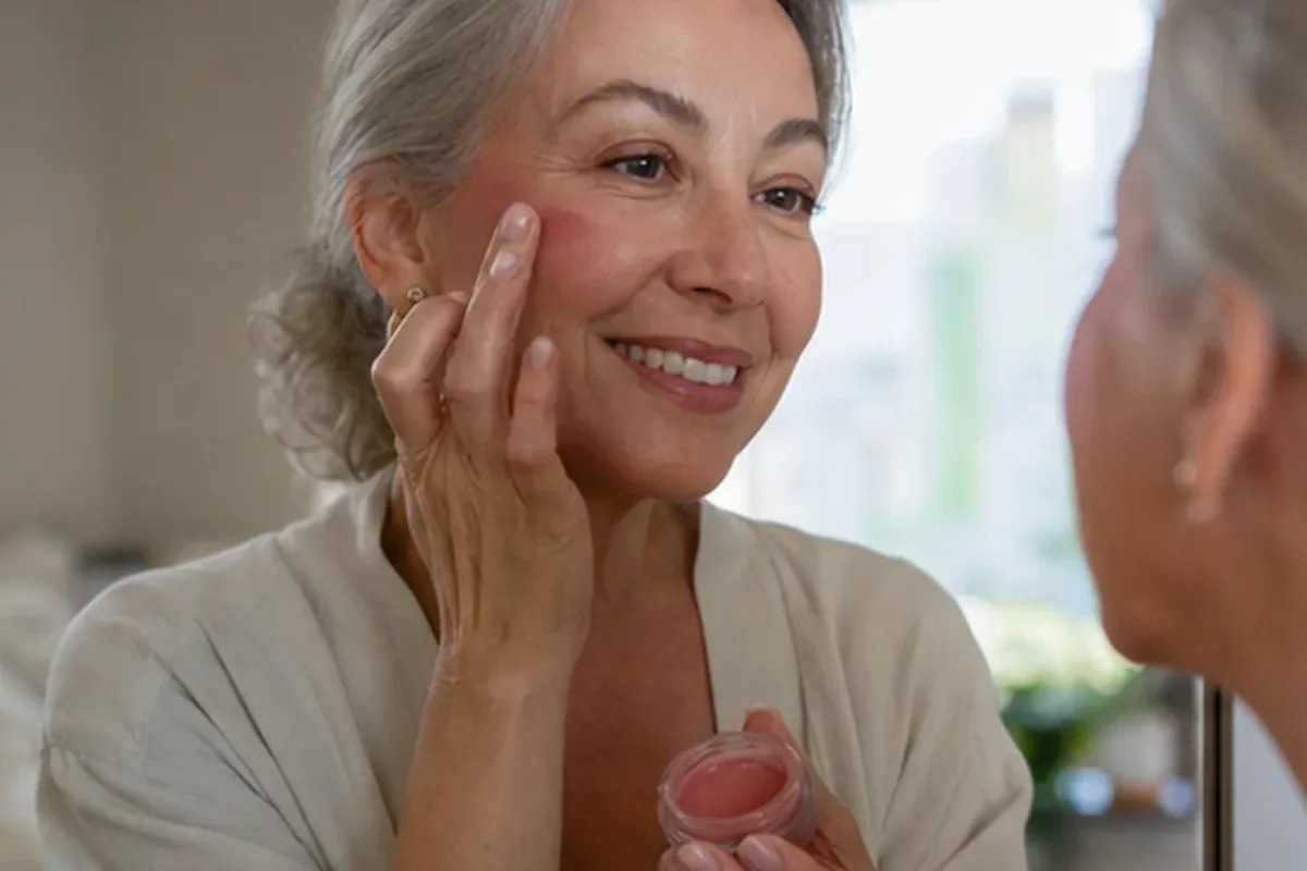 Hochwertige Beauty-Inszenierung zu Auswahlkriterien für Make-up-Pinsel bei großen Poren