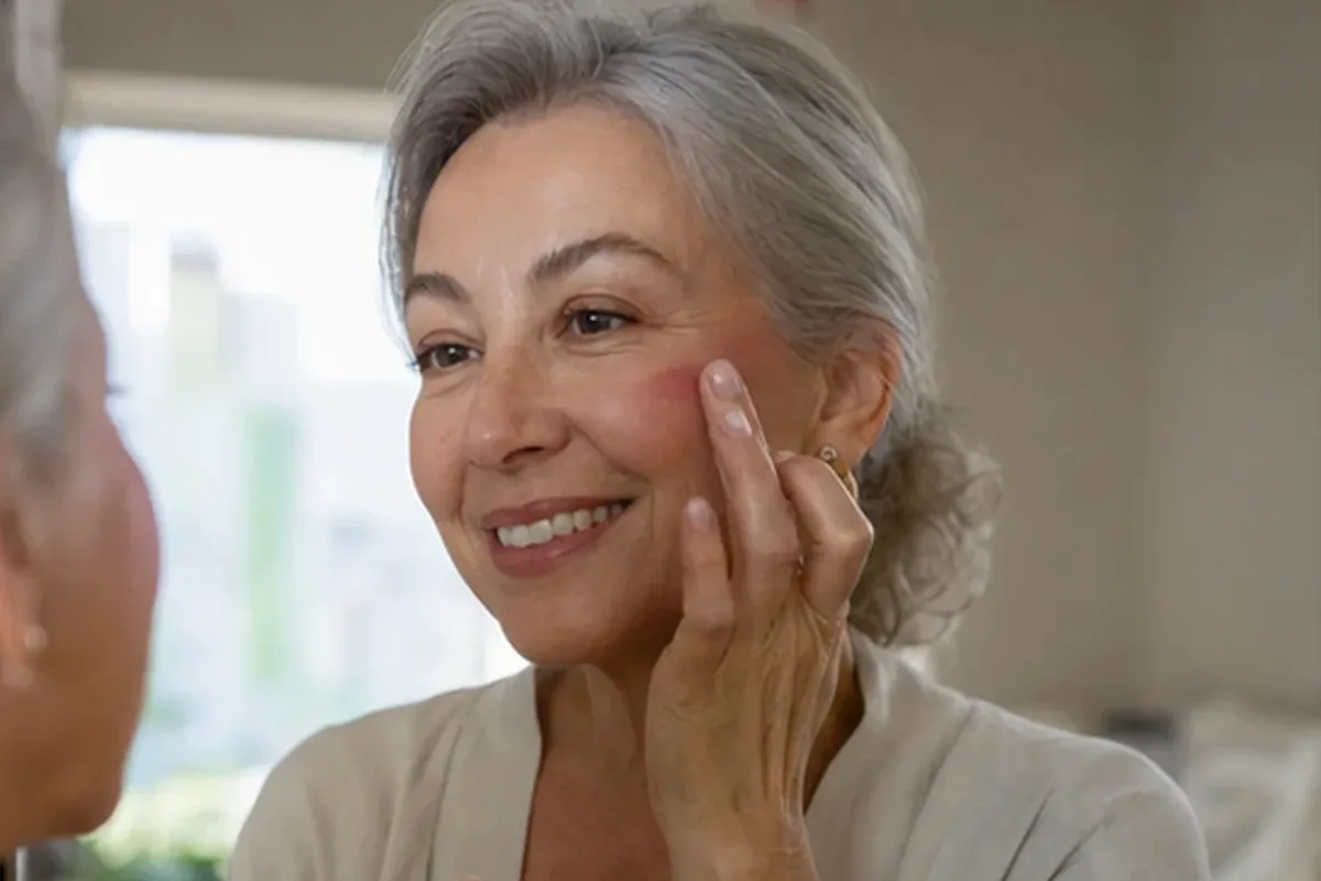 Redaktioneller Beauty-Moment zur Ausgangslage bei Foundation für reife Haut