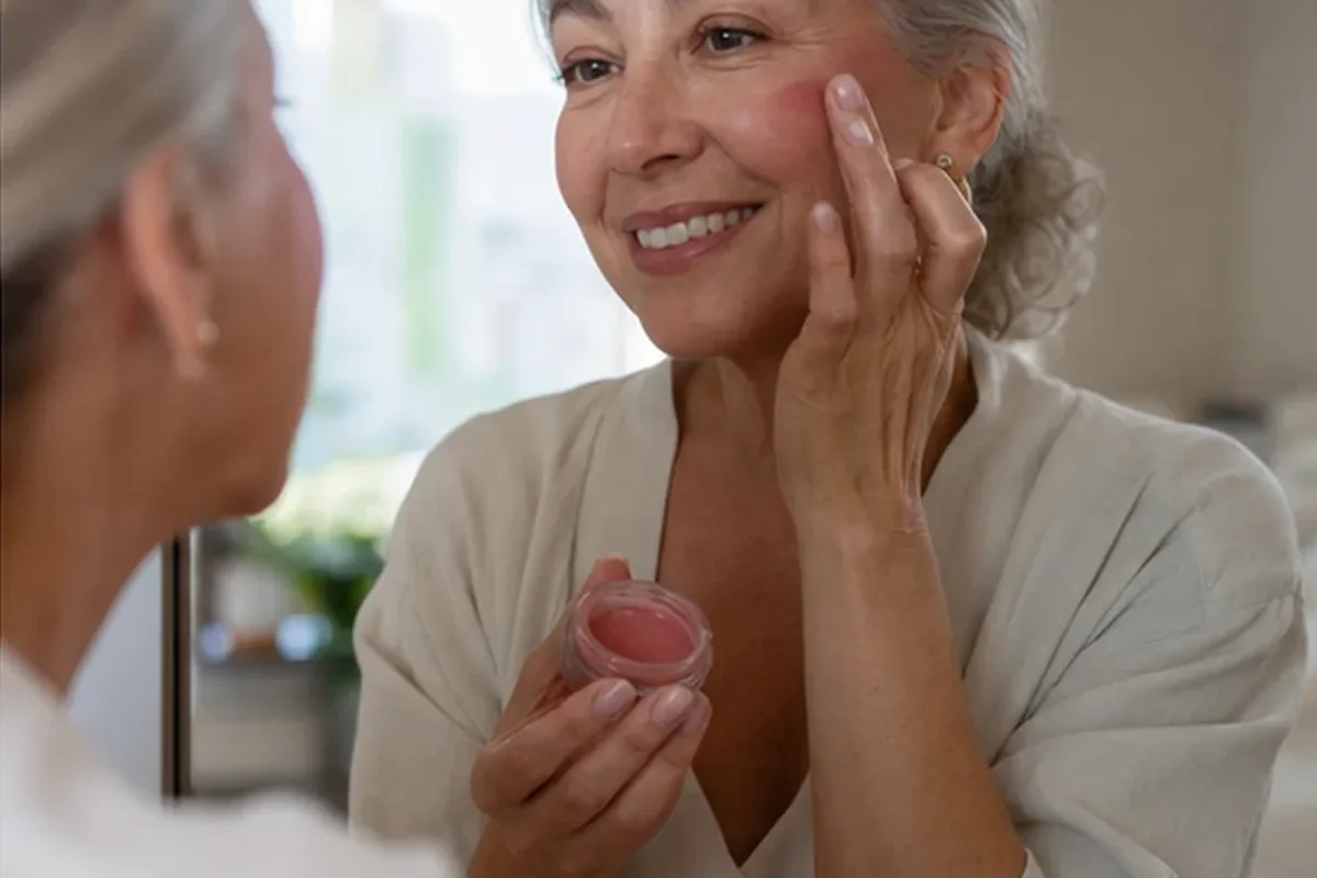 Authentische Beauty-Routine passend zum Thema Puder für empfindliche Haut