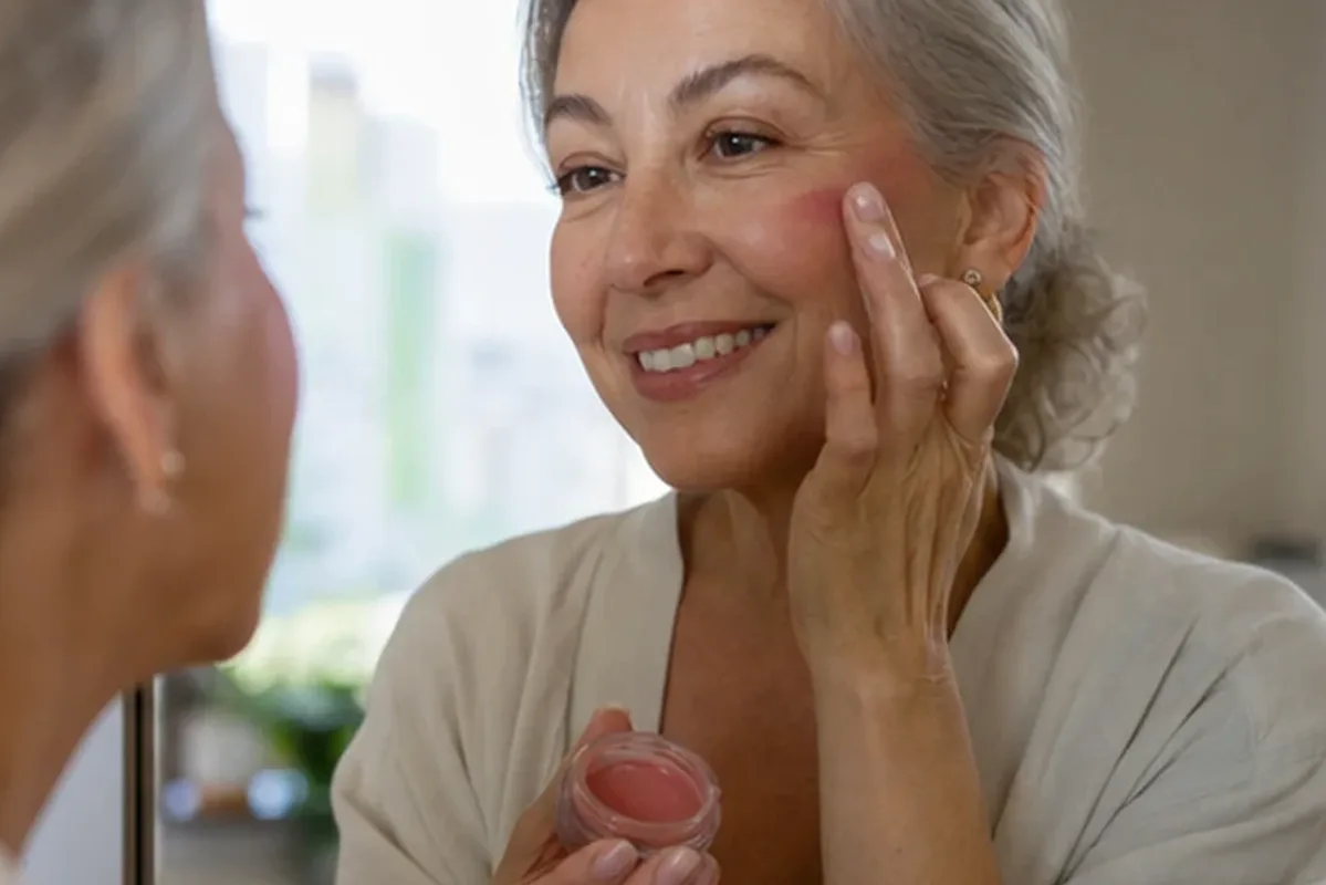 Redaktioneller Beauty-Moment zur Ausgangslage bei Bronzer für ölige Haut