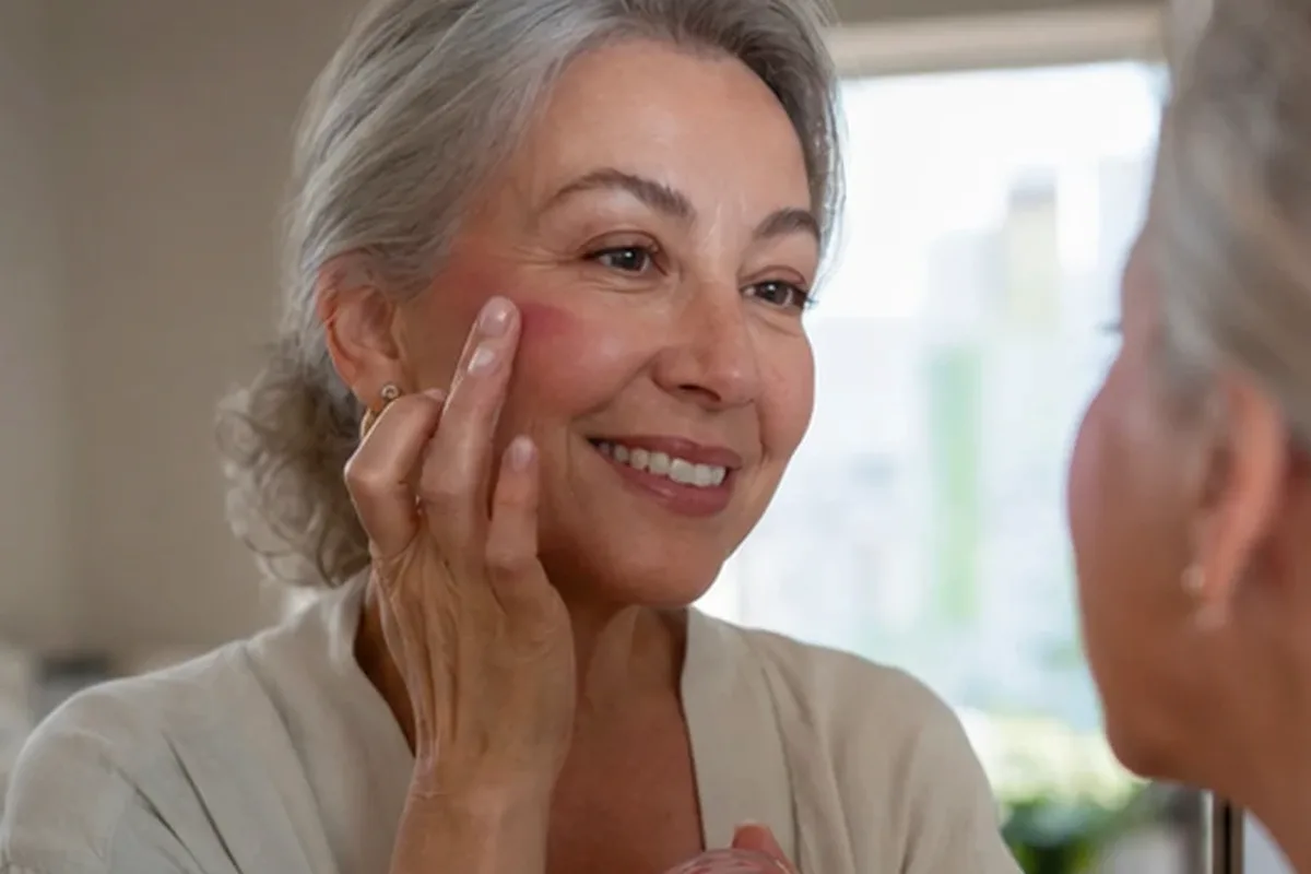 Emotionaler und authentischer Anwendungsmoment rund um Setting Spray für ölige Haut
