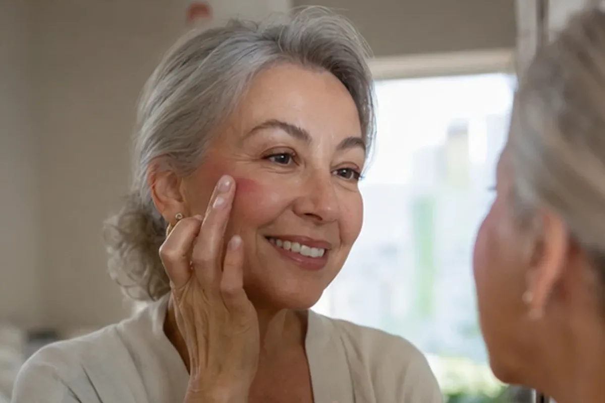 Emotionaler und authentischer Anwendungsmoment rund um Lip Tint für empfindliche Haut