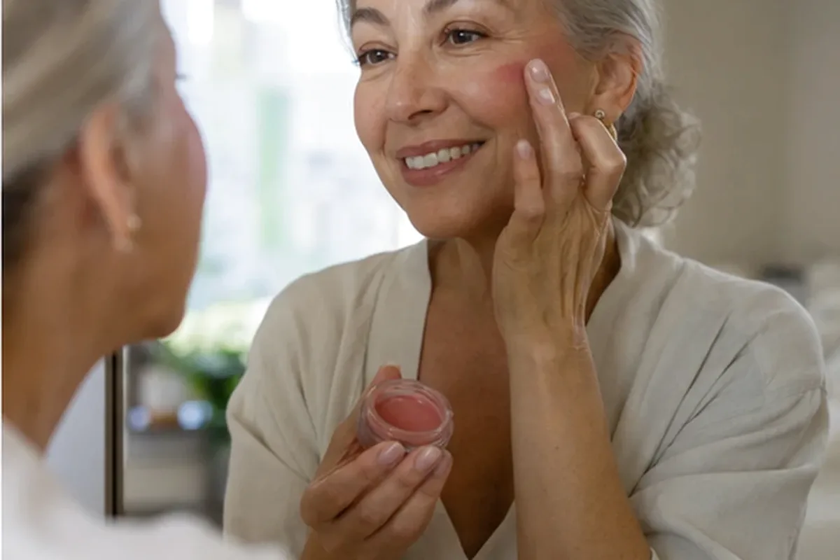 Redaktioneller Beauty-Moment zur Ausgangslage bei Highlighter für einen natürlichen Look