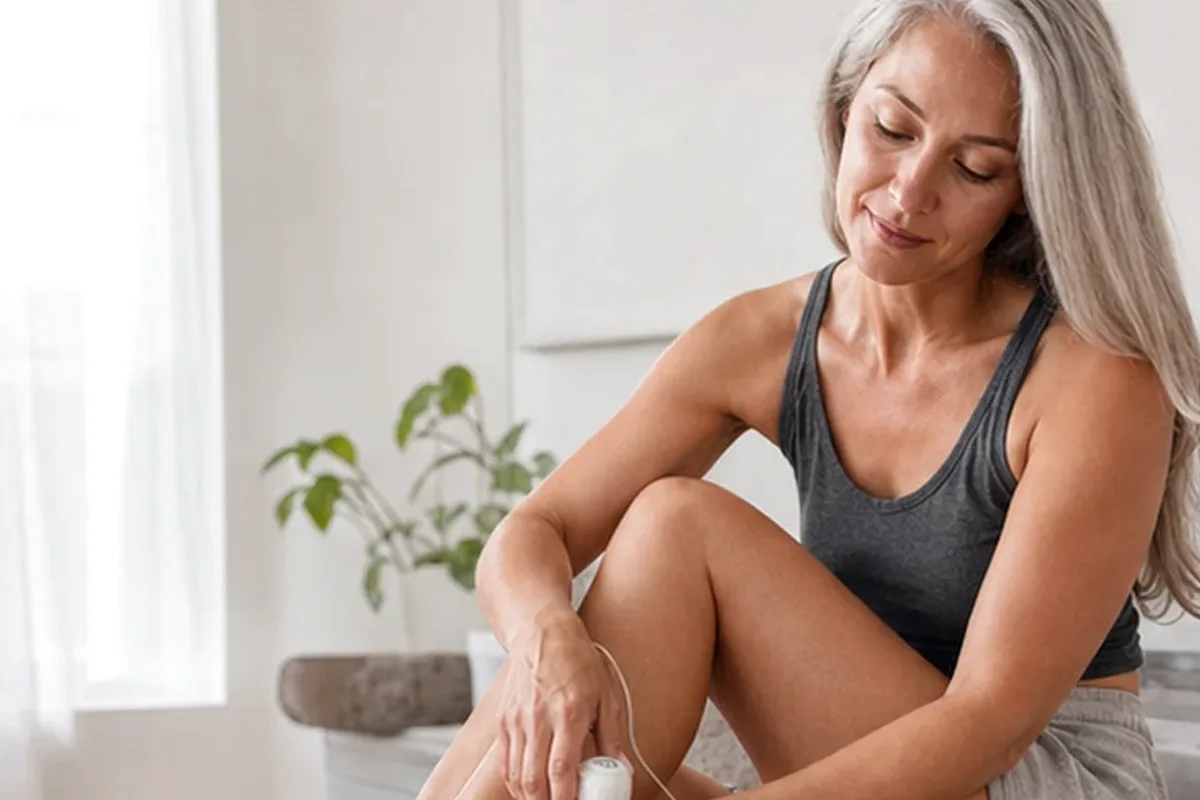 Redaktioneller Beauty-Moment zur Ausgangslage bei Rasiergel für die Bikinizone
