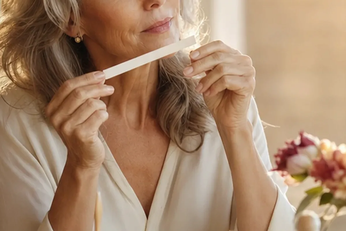 Authentischer Wohlfühlmoment passend zum Beauty-Thema Nischenduft für einen minimalistischen Stil