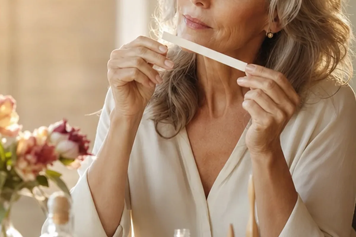 Authentischer Wohlfühlmoment passend zum Beauty-Thema Sommerparfum für einen minimalistischen Stil