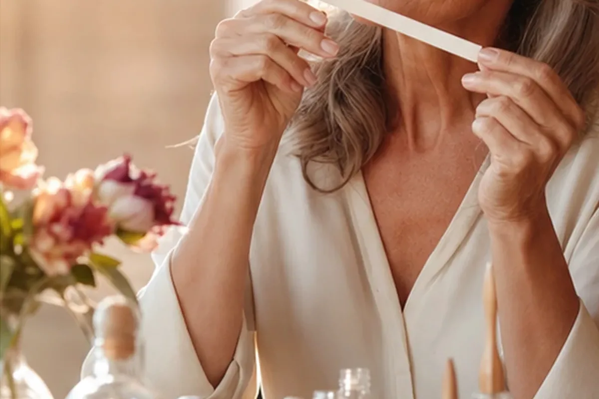 Authentischer Wohlfühlmoment passend zum Beauty-Thema Blumiger Duft für sensible Nasen