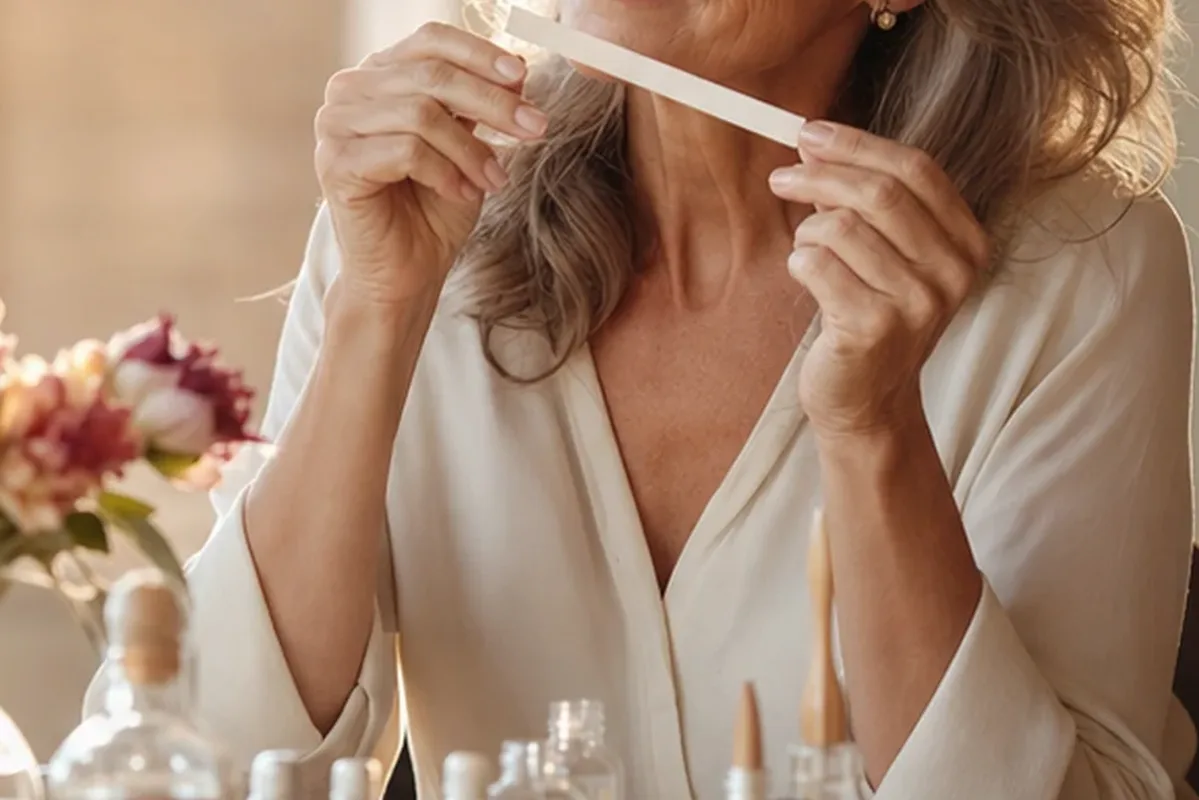 Authentische Beauty-Routine passend zum Thema Zitrischer Duft mit langer Haltbarkeit