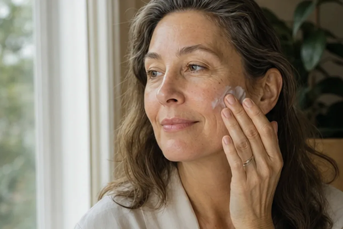 Redaktioneller Beauty-Moment zur Ausgangslage bei Retinol-Serum bei Pigmentflecken