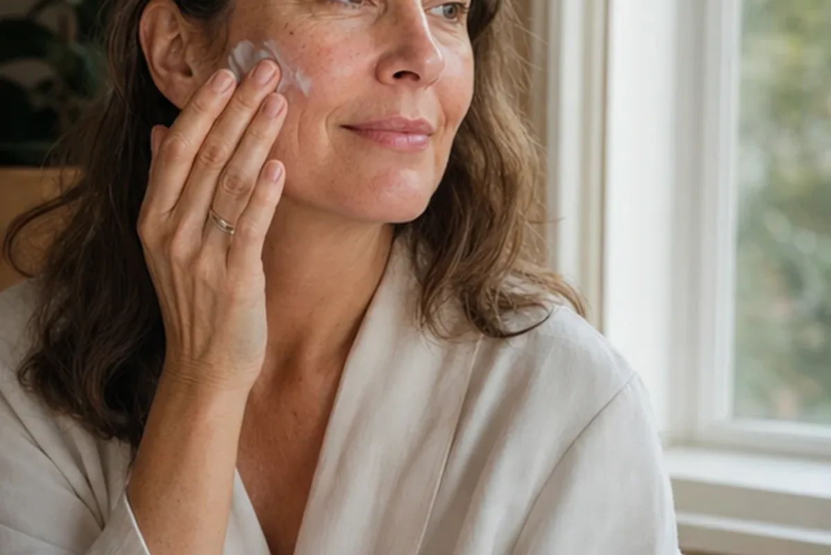 Redaktioneller Beauty-Moment zur Ausgangslage bei Reinigungsöl bei ersten Fältchen