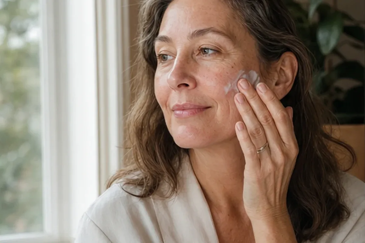 Authentische Beauty-Routine passend zum Thema Augenpflege für trockene Haut