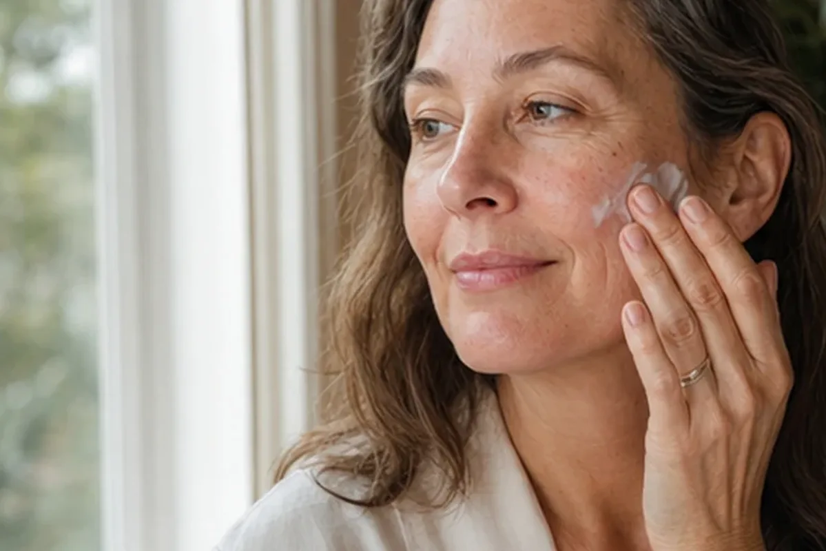 Redaktioneller Beauty-Moment zur Ausgangslage bei Retinol-Serum für trockene Haut