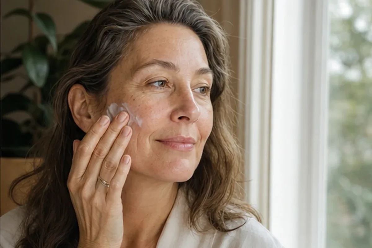 Authentische Beauty-Routine passend zum Thema Hautbarriere-Pflege für trockene Haut