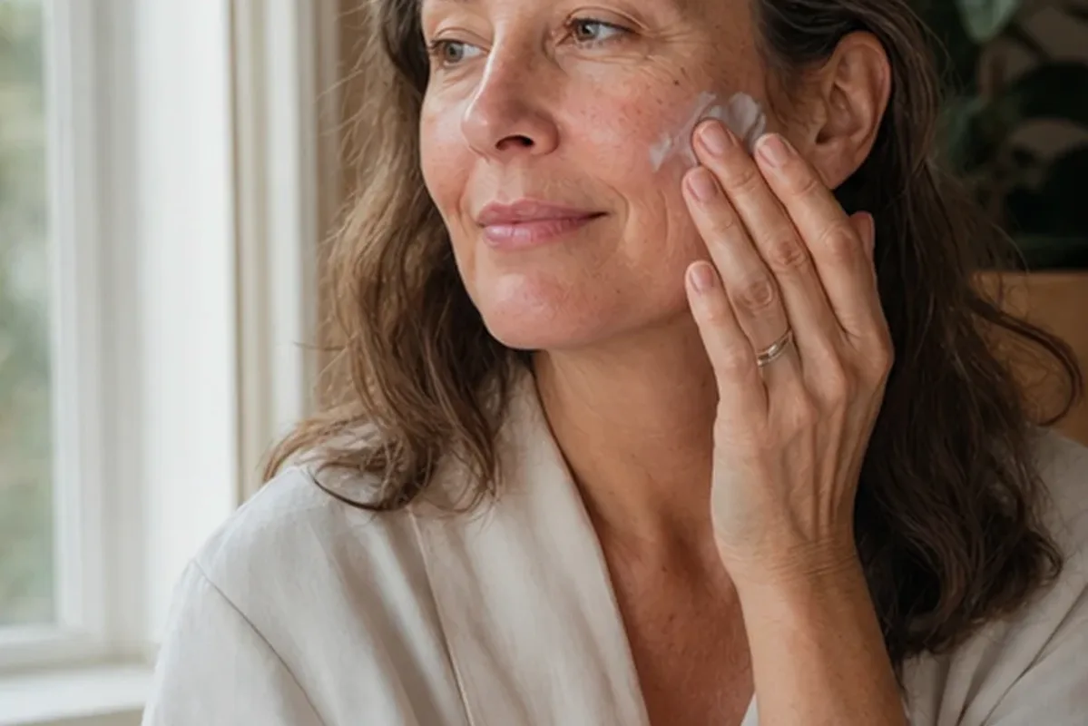 Authentische Beauty-Routine passend zum Thema Hautbarriere-Pflege für Mischhaut