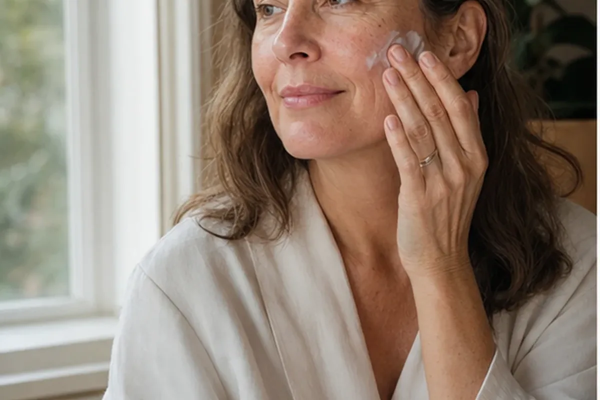 Redaktioneller Beauty-Moment zur Ausgangslage bei Retinol-Serum für Mischhaut