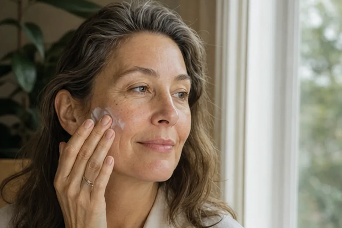 Hochwertige Beauty-Inszenierung zu Auswahlkriterien für Retinol-Serum für Mischhaut