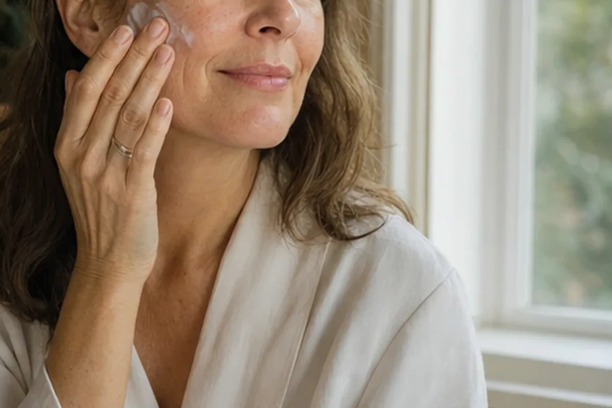 Hochwertige Beauty-Inszenierung zu Auswahlkriterien für Augenpflege bei ersten Fältchen