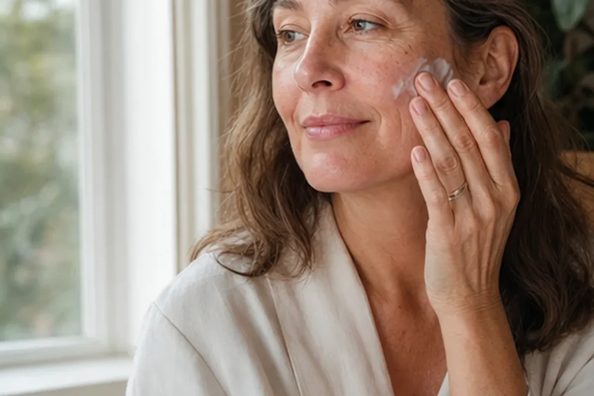 Redaktioneller Beauty-Moment zur Ausgangslage bei Retinol-Serum bei Rötungen