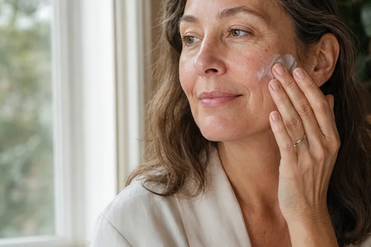 Hochwertige Beauty-Inszenierung zu Auswahlkriterien für Retinol-Serum für empfindliche Haut