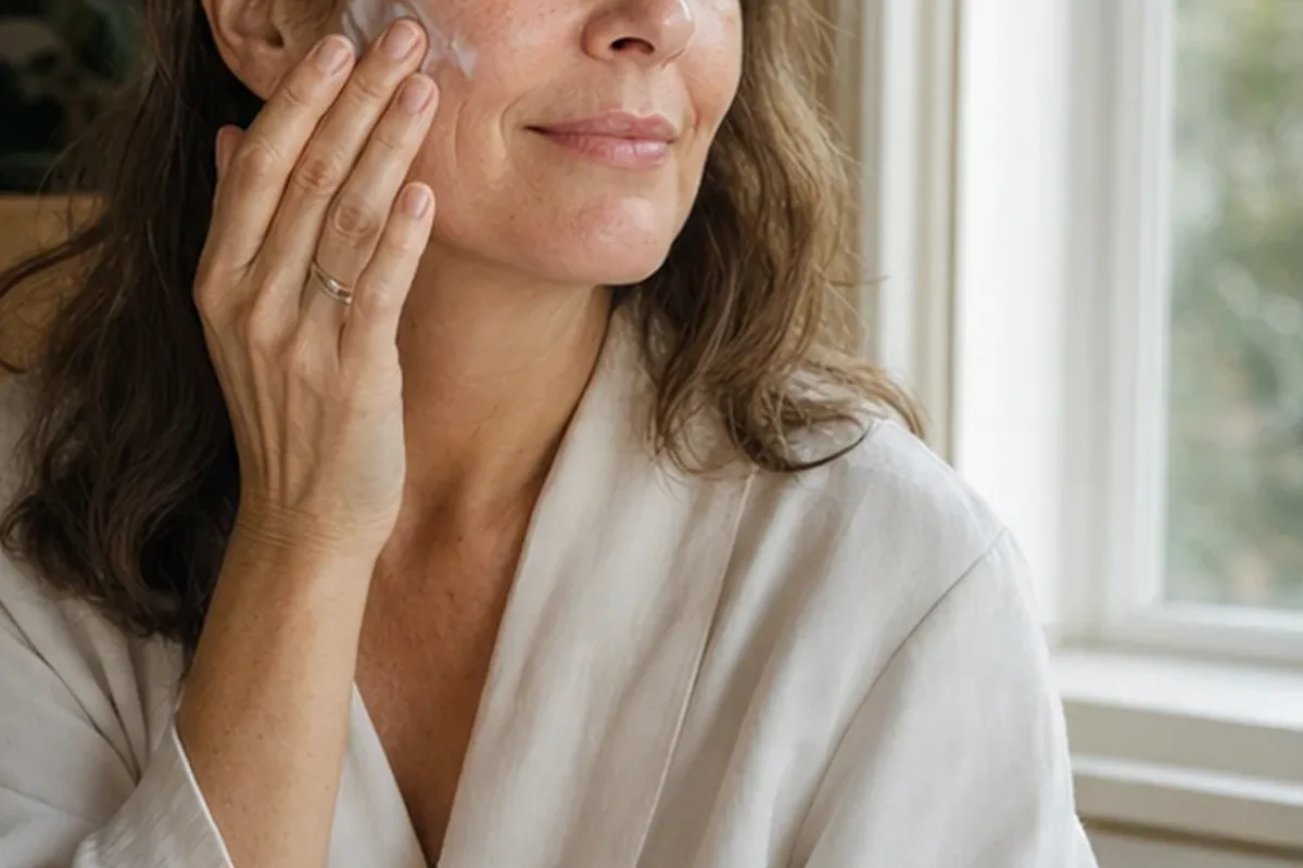 Authentische Beauty-Routine passend zum Thema Sonnenschutz für empfindliche Haut