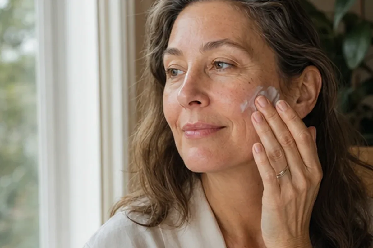 Authentischer Wohlfühlmoment passend zum Beauty-Thema Mizellenwasser für fettige Haut