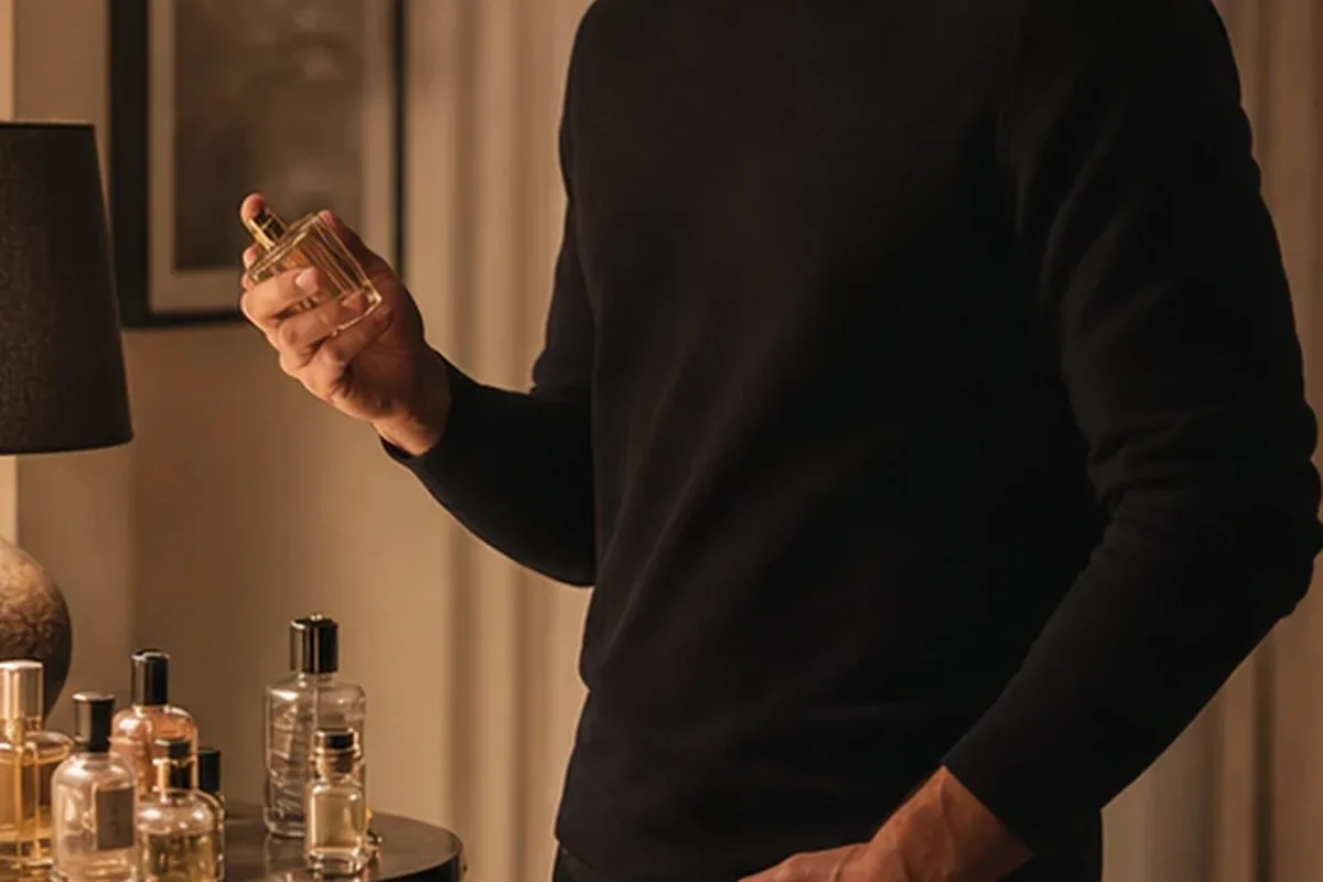 Emotionaler und authentischer Anwendungsmoment rund um Sommerparfum mit langer Haltbarkeit