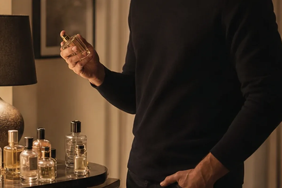 Redaktionelle Detailaufnahme zur Orientierung bei Winterparfum bei warmem Wetter