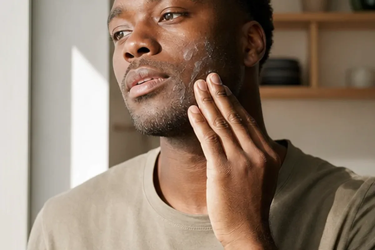 Hochwertige Beauty-Inszenierung zu Auswahlkriterien für After Shave bei wenig Zeit