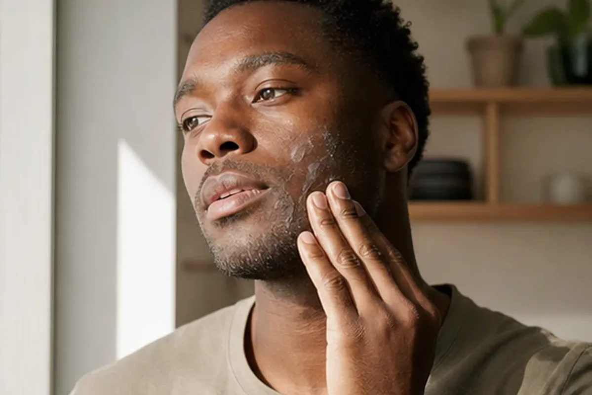 Hochwertige Beauty-Inszenierung zu Auswahlkriterien für Männer-Deodorant für fettige Haut