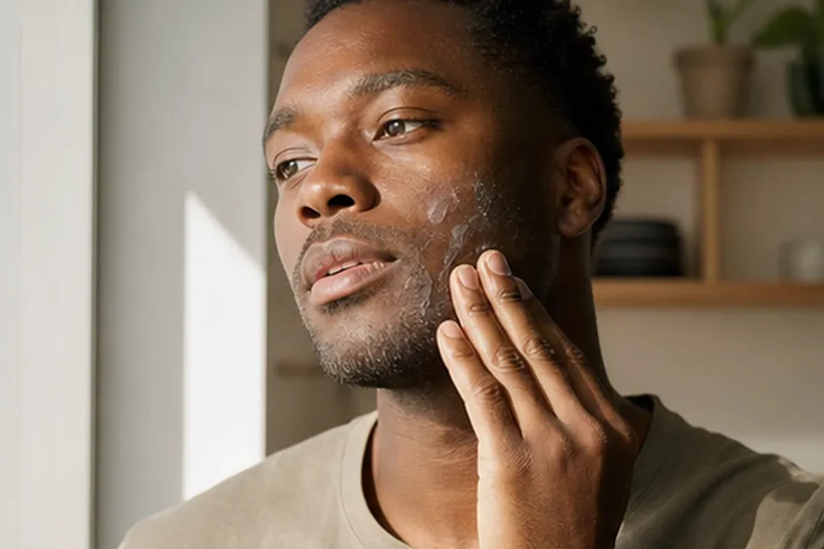 Hochwertige Beauty-Inszenierung zu Auswahlkriterien für Bartshampoo bei wenig Zeit