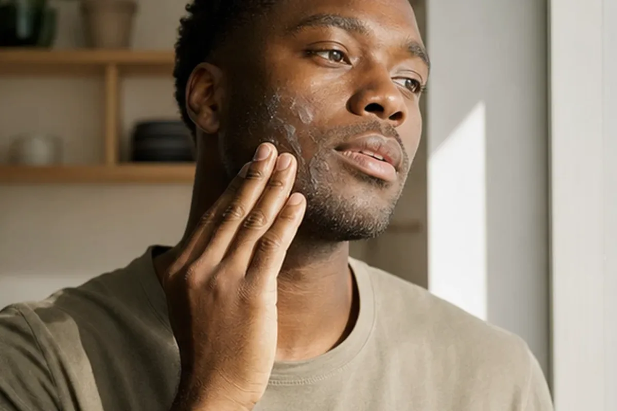Redaktioneller Beauty-Moment zur Ausgangslage bei Männer-Shampoo bei wenig Zeit