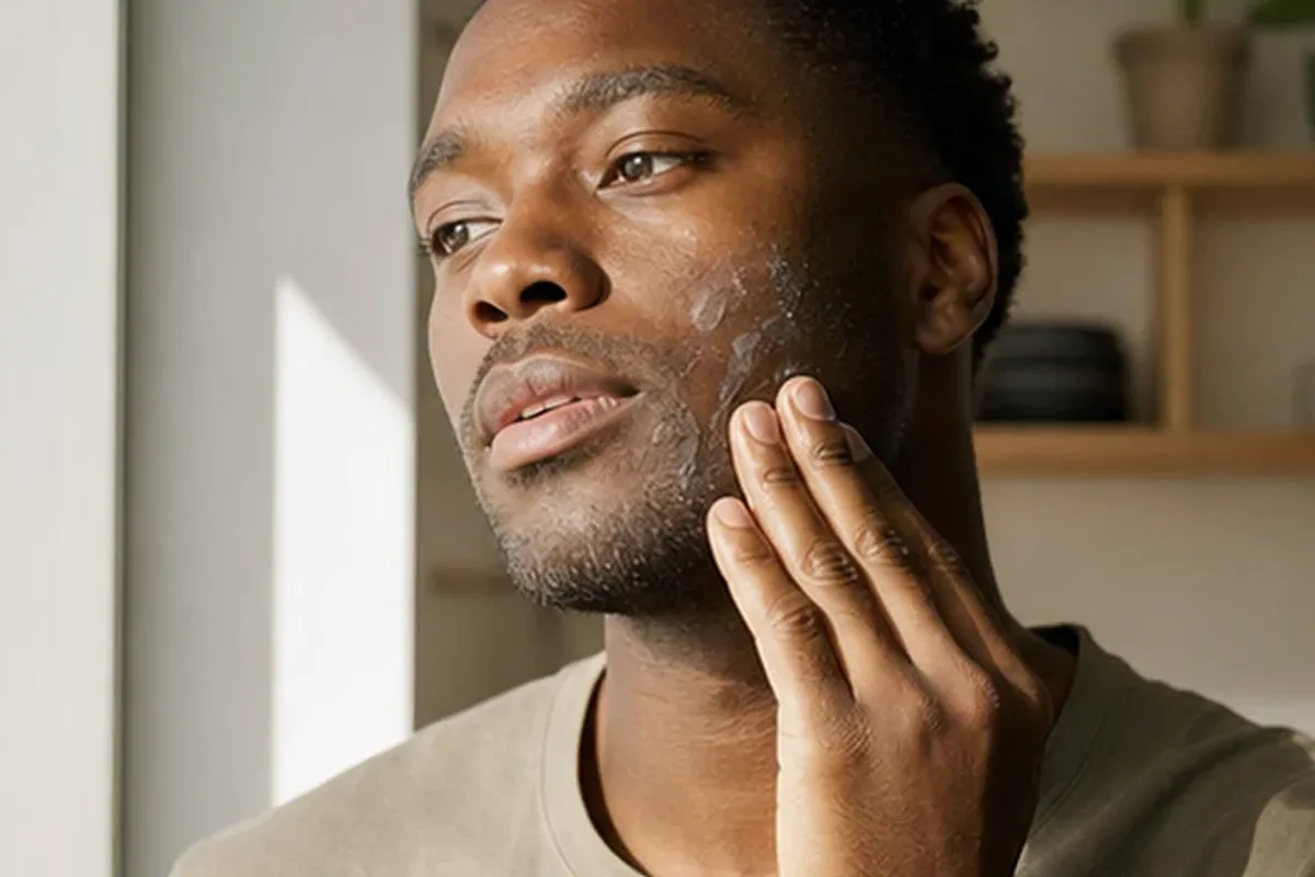 Authentische Beauty-Routine passend zum Thema Rasierschaum für fettige Haut