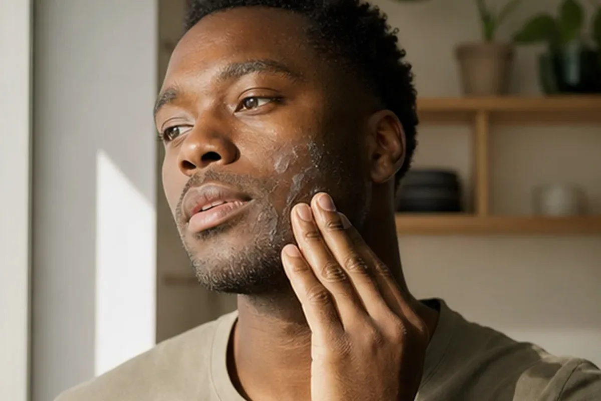 Authentische Beauty-Routine passend zum Thema Barttrimmer für einen dichten Bart