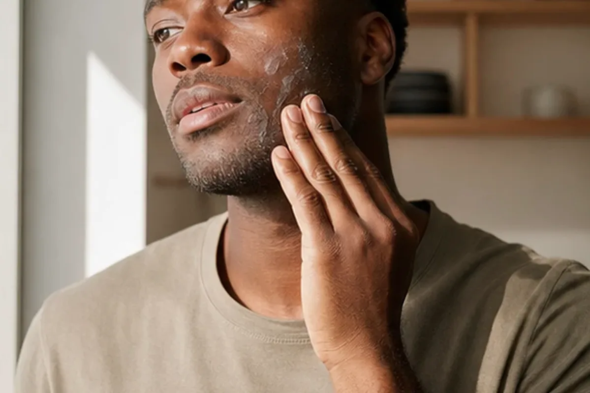 Authentische Beauty-Routine passend zum Thema Bartöl für einen lückenhaften Bart