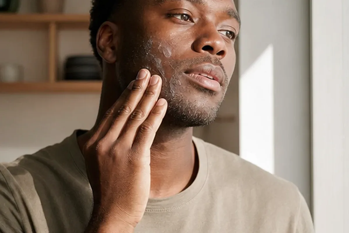 Authentische Beauty-Routine passend zum Thema Männer-Körperpflege für Pflege-Einsteiger