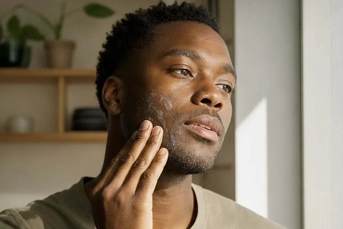 Authentische Beauty-Routine passend zum Thema Bartöl für einen dichten Bart