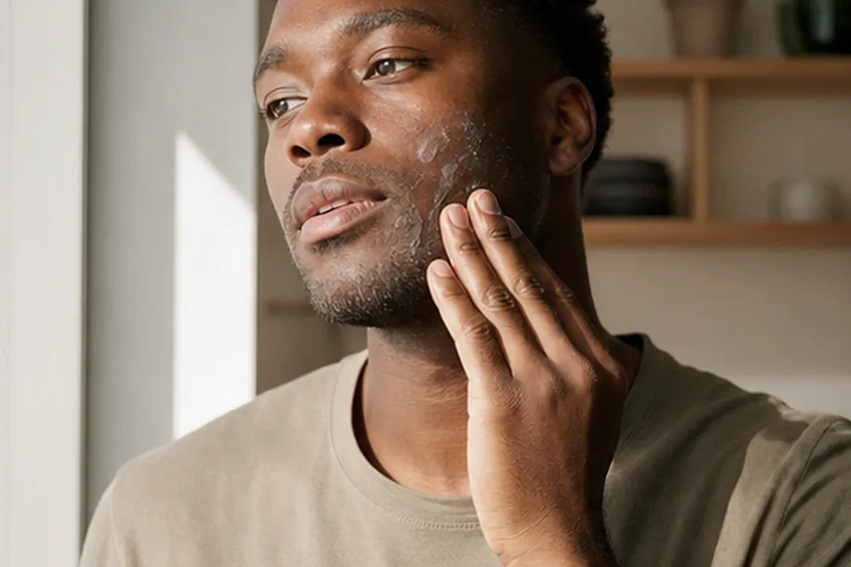 Authentische Beauty-Routine passend zum Thema Rasierhobel für einen lückenhaften Bart