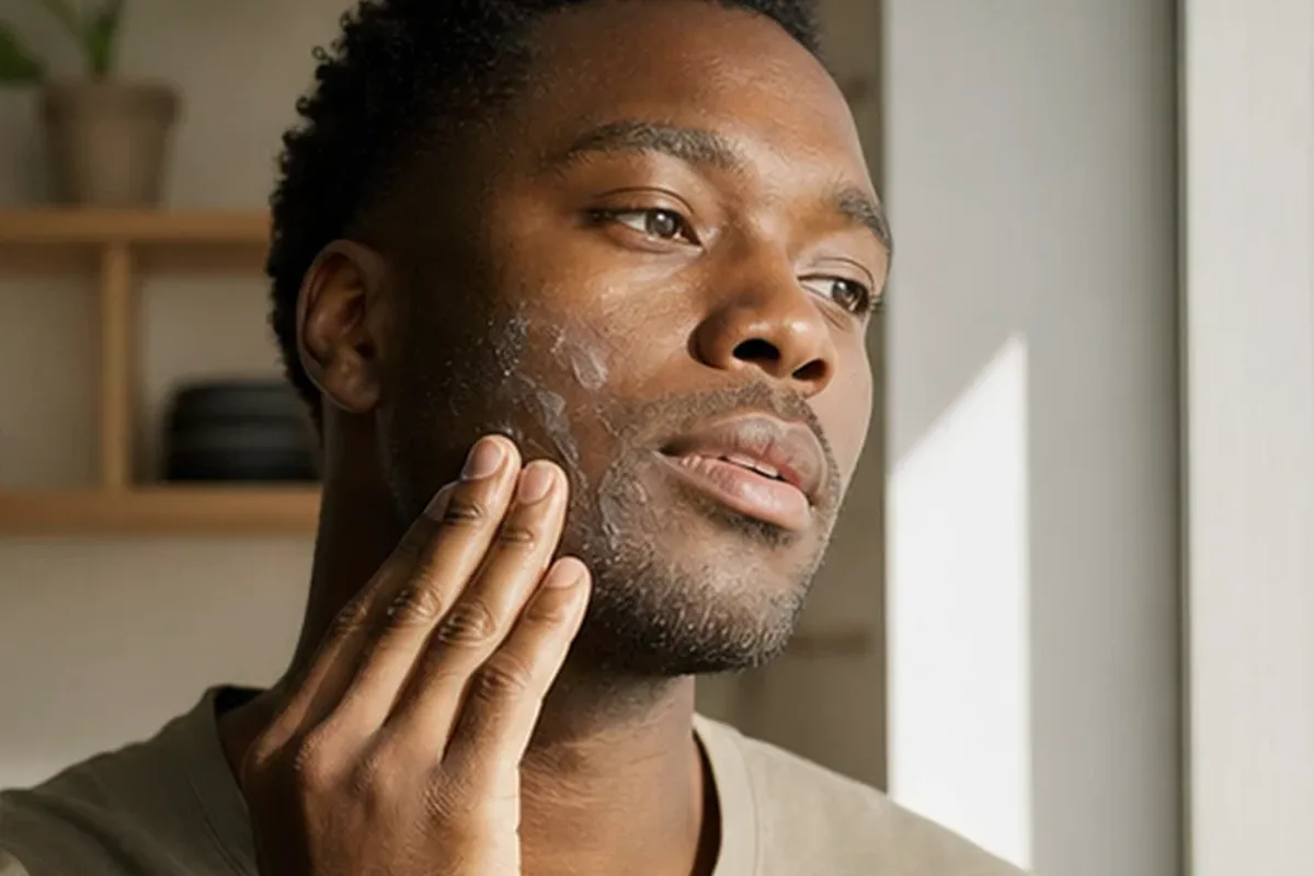 Authentische Beauty-Routine passend zum Thema Barttrimmer bei wenig Zeit